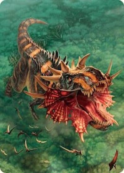 Gigantosaurus Art Card 53 54 Art Series: Foundations Magic card
