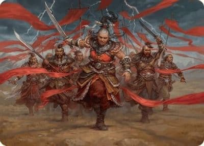 Alesha Who Laughs at Fate Art Card 14 54 Art Series: Foundations Magic card
