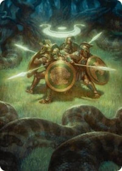Anthem of Champions Art Card 47 54 Art Series: Foundations Magic card