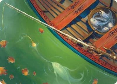 Fishing Pole Art Card 18 54 Art Series: Foundations Magic card