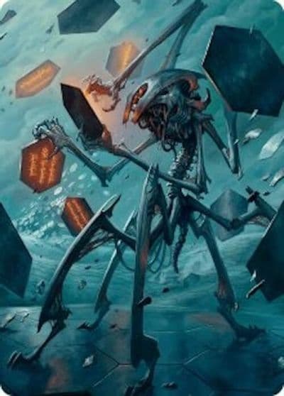 Scrawling Crawler Art Card 50 54 Art Series: Foundations Magic card