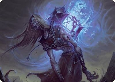Soul Shackled Zombie Art Card 9 54 Art Series: Foundations Magic card