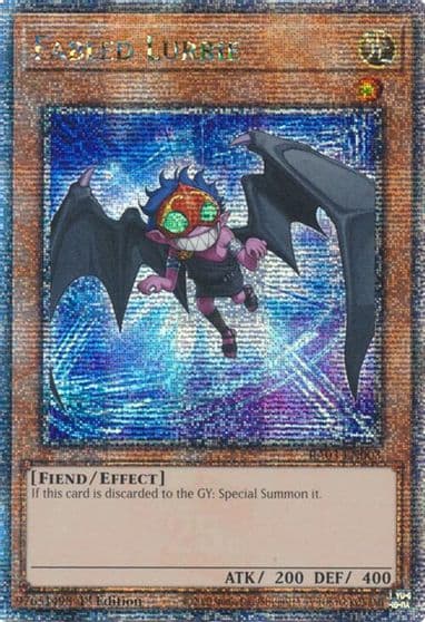 Fabled Lurrie Quarter Century Secret Rare Quarter Century Bonanza Yu-Gi-Oh! card