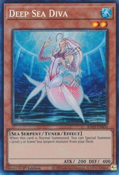 Deep Sea Diva PCR Quarter Century Bonanza Yu-Gi-Oh! card