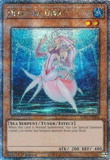 Deep Sea Diva Quarter Century Secret Rare Quarter Century Bonanza Yu-Gi-Oh! card