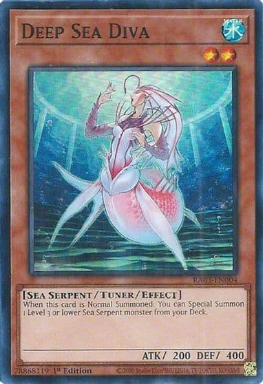 Deep Sea Diva Quarter Century Bonanza Yu-Gi-Oh! card