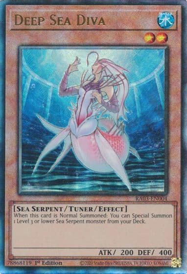 Deep Sea Diva PUR Quarter Century Bonanza Yu-Gi-Oh! card