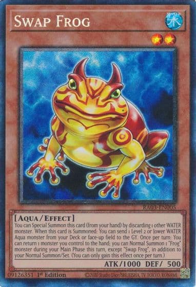 Swap Frog PCR Quarter Century Bonanza Yu-Gi-Oh! card