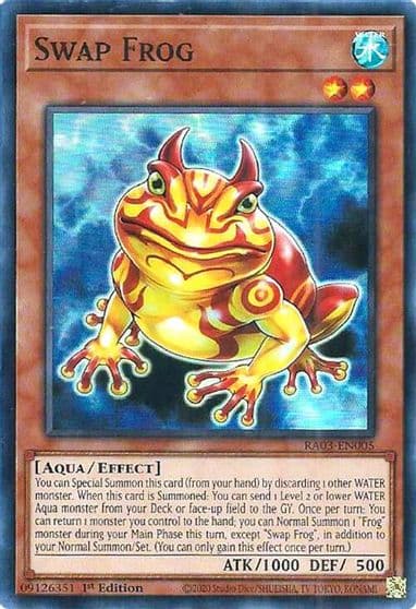 Swap Frog Quarter Century Bonanza Yu-Gi-Oh! card
