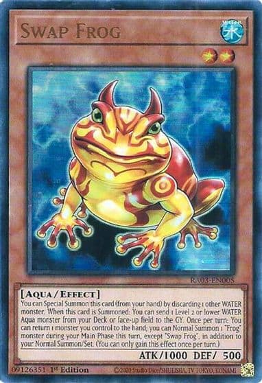 Swap Frog UR Quarter Century Bonanza Yu-Gi-Oh! card