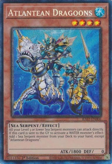 Atlantean Dragoons PCR Quarter Century Bonanza Yu-Gi-Oh! card