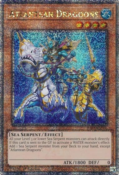 Atlantean Dragoons Quarter Century Secret Rare Quarter Century Bonanza Yu-Gi-Oh! card