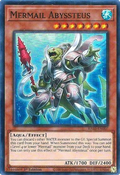 Mermail Abyssteus Quarter Century Bonanza Yu-Gi-Oh! card