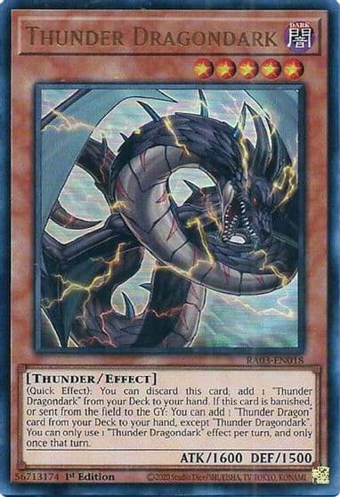 Thunder Dragondark UR Quarter Century Bonanza Yu-Gi-Oh! card