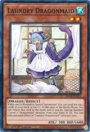 Laundry Dragonmaid Quarter Century Bonanza Yu-Gi-Oh! card
