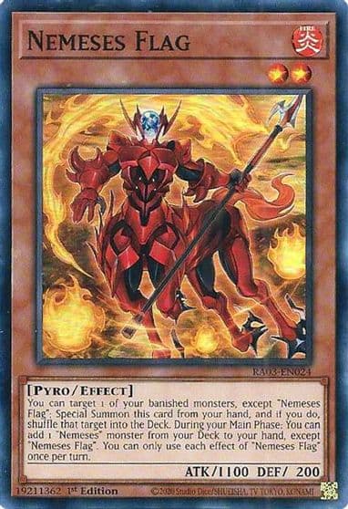 Nemeses Flag Quarter Century Bonanza Yu-Gi-Oh! card