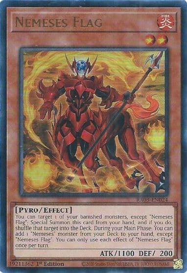 Nemeses Flag UR Quarter Century Bonanza Yu-Gi-Oh! card