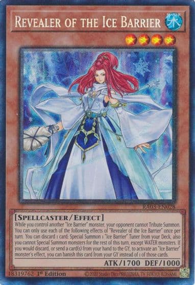 Revealer of the Ice Barrier PCR Quarter Century Bonanza Yu-Gi-Oh! card