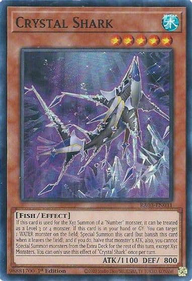 Crystal Shark Quarter Century Bonanza Yu-Gi-Oh! card