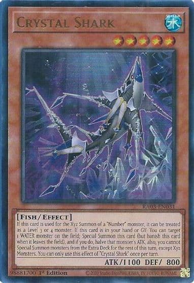 Crystal Shark UR Quarter Century Bonanza Yu-Gi-Oh! card