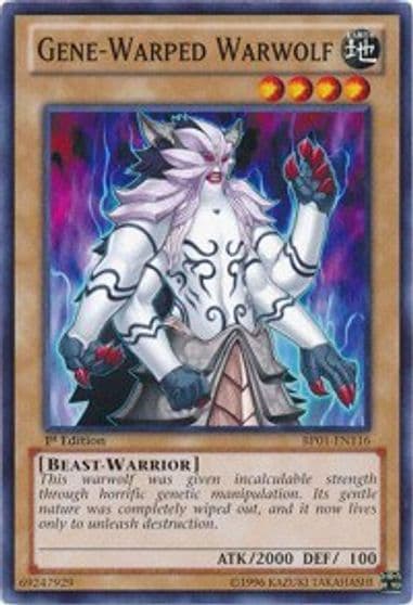 Gene Warped Warwolf Battle Pack: Epic Dawn Yu-Gi-Oh! card