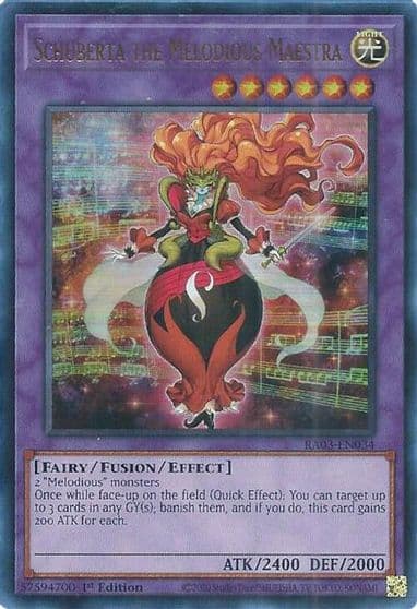 Schuberta the Melodious Maestra UR Quarter Century Bonanza Yu-Gi-Oh! card