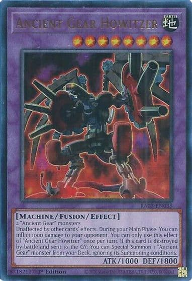 Ancient Gear Howitzer UR Quarter Century Bonanza Yu-Gi-Oh! card