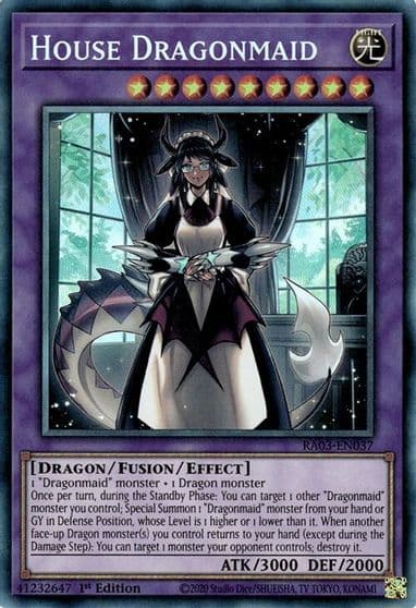 House Dragonmaid PCR Quarter Century Bonanza Yu-Gi-Oh! card