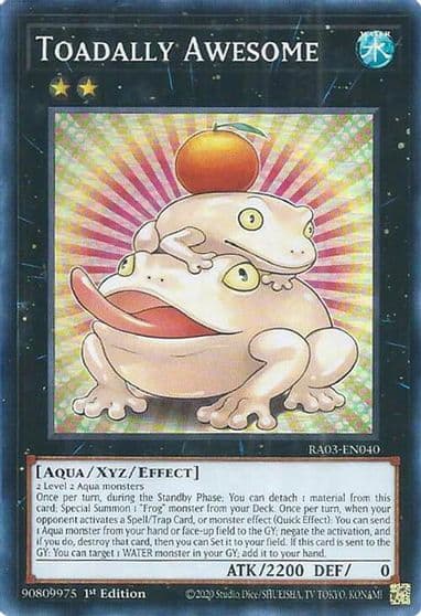Toadally Awesome Quarter Century Bonanza Yu-Gi-Oh! card