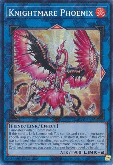Knightmare Phoenix PCR Quarter Century Bonanza Yu-Gi-Oh! card