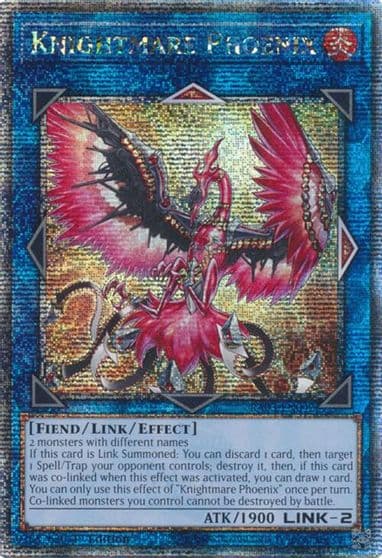 Knightmare Phoenix Quarter Century Secret Rare Quarter Century Bonanza Yu-Gi-Oh! card