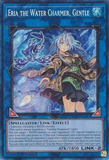 Eria the Water Charmer Gentle PCR Quarter Century Bonanza Yu-Gi-Oh! card