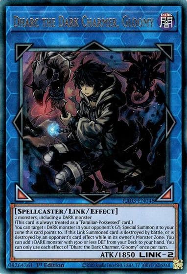 Dharc the Dark Charmer Gloomy PUR Quarter Century Bonanza Yu-Gi-Oh! card