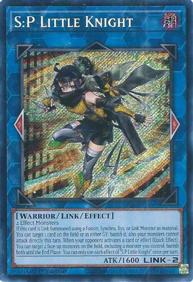 SP Little Knight Secret Rare Quarter Century Bonanza Yu-Gi-Oh! card