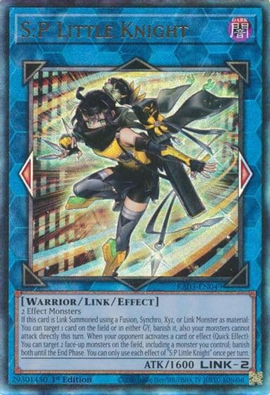 SP Little Knight PUR Quarter Century Bonanza Yu-Gi-Oh! card
