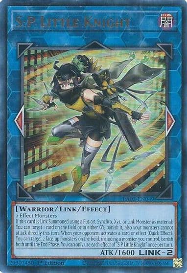 SP Little Knight UR Quarter Century Bonanza Yu-Gi-Oh! card