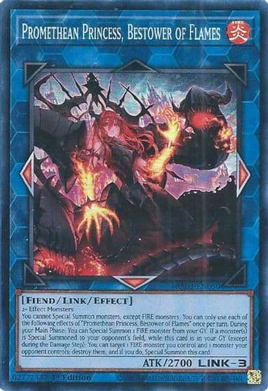 Promethean Princess Bestower of Flames Quarter Century Bonanza Yu-Gi-Oh! card