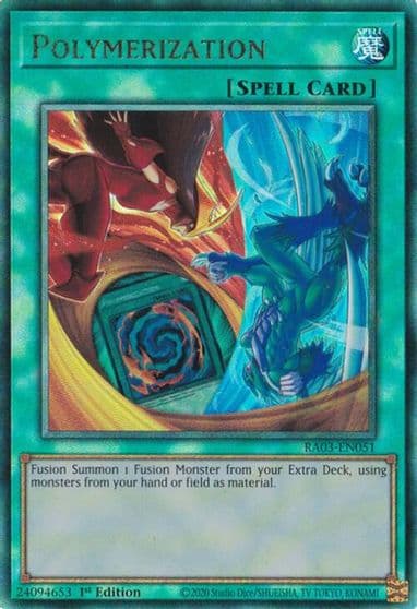 Polymerization B HERO Art PUR Quarter Century Bonanza Yu-Gi-Oh! card