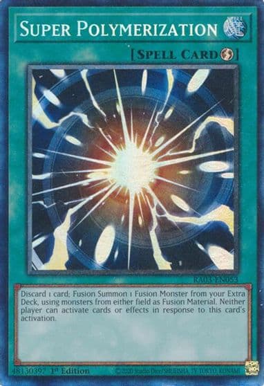 Super Polymerization PCR Quarter Century Bonanza Yu-Gi-Oh! card