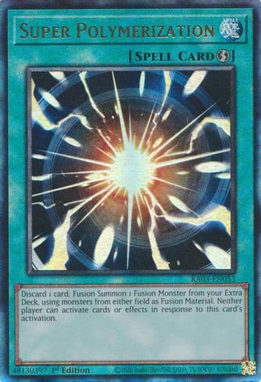 Super Polymerization PUR Quarter Century Bonanza Yu-Gi-Oh! card