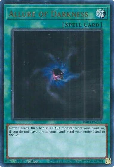 Allure of Darkness UR Quarter Century Bonanza Yu-Gi-Oh! card