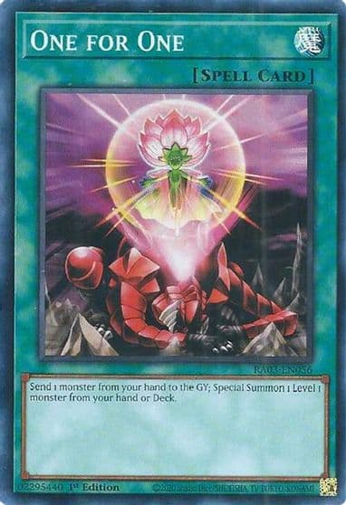 One for One Quarter Century Bonanza Yu-Gi-Oh! card