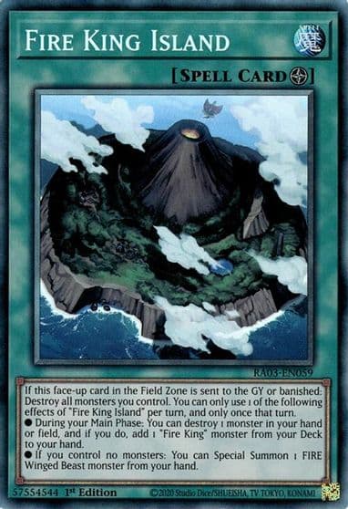 Fire King Island PCR Quarter Century Bonanza Yu-Gi-Oh! card