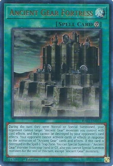 Ancient Gear Fortress UR Quarter Century Bonanza Yu-Gi-Oh! card
