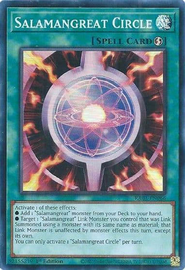 Salamangreat Circle Quarter Century Bonanza Yu-Gi-Oh! card