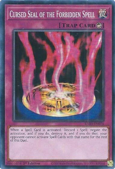 Cursed Seal of the Forbidden Spell Quarter Century Bonanza Yu-Gi-Oh! card