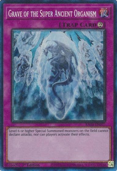 Grave of the Super Ancient Organism PCR Quarter Century Bonanza Yu-Gi-Oh! card