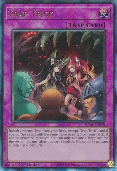 Trap Trick PUR Quarter Century Bonanza Yu-Gi-Oh! card