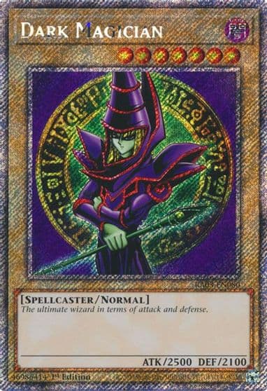 Dark Magician Platinum Secret Rare Quarter Century Bonanza Yu-Gi-Oh! card