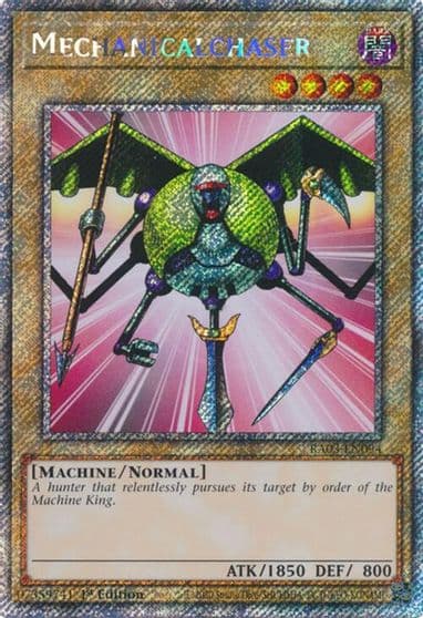 Mechanicalchaser Platinum Secret Rare Quarter Century Bonanza Yu-Gi-Oh! card